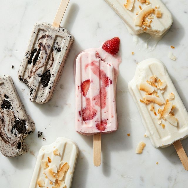 Paletas de crema artesanales